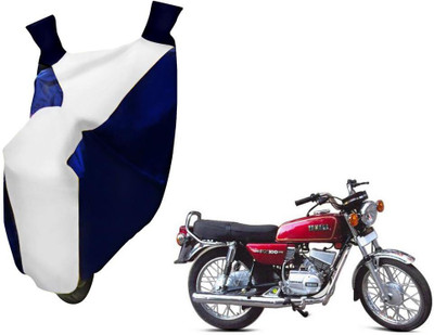 WolkomHome Two Wheeler Cover for Yamaha(RX 100, Blue, White)