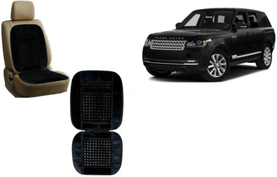 Auto Kite Wooden Bead, Velvet Seating Pad For  Land Rover Range Rover(Car, Home and Office Black)
