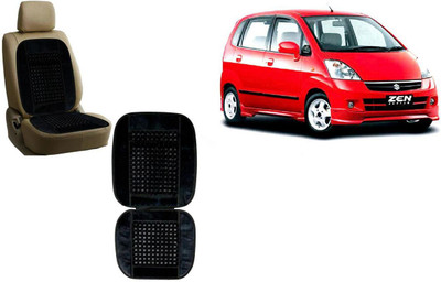 Auto Kite Wooden Bead, Velvet Seating Pad For  Maruti Suzuki ES(Car, Home and Office Black)