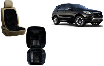 Auto Kite Wooden Bead, Velvet Seating Pad For  Mercedes Benz ML250(Car, Home and Office Black)