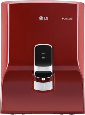 LG WW130NP 8 L RO Water Purifier With Dual Protection Stainless Steel Tank, Wall Mount(Red)