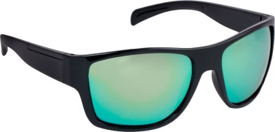 TheWhoop Wrap-around Sunglasses(For Men & Women, Green)