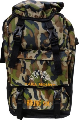 Extreme Machine 90 L Military Print Backpack Bag for Trekking / Hiking 90 L Backpack(Green)