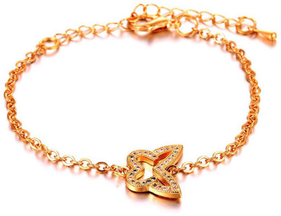 fashion for sure Stainless Steel Gold-plated Bracelet