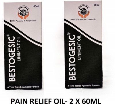 bestochem formulations india ltd Bestogesic Herbal Pain Relief Oil (60 ml, Pack of 2) Liquid(2 x 30 ml)