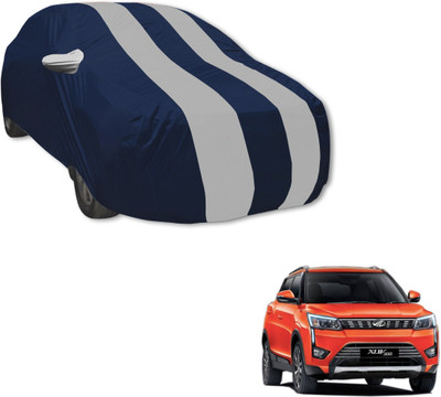 MOCKHE Car Cover For Mahindra XUV 300 (With Mirror Pockets)(Blue, Silver)