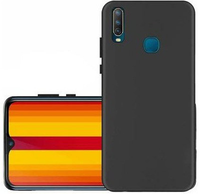 INSTYLE Back Cover for Vivo U20(Black, Pack of: 1)