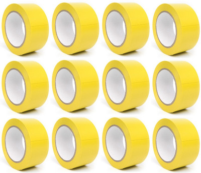 BlackDreams BOPP/Packing/Marking/Decorative/poject use manual High Strength Adhesive and Accurate Length quality tape (Manual)(Yellow)