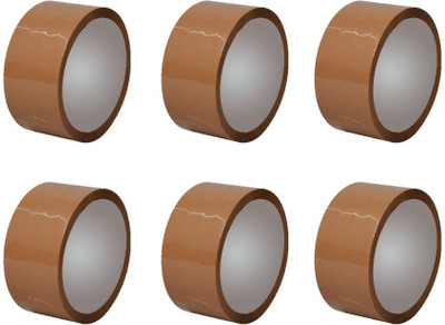 BlackDreams BOPP/Packing/Marking/Decorative/poject use manual High Strength Adhesive and Accurate Length quality tape (Manual)(Brown)