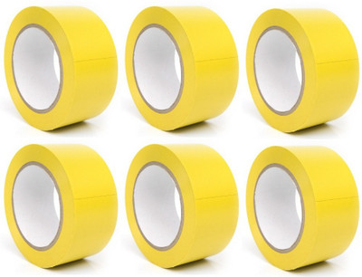 BlackDreams BOPP/Packing/Marking/Decorative/poject use manual High Strength Adhesive and Accurate Length quality tape (Manual)(Yellow)