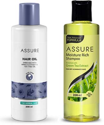 Vestige Assure Hair Oil with Moisture Rich Shampoo