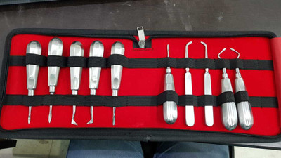 Forgesy Dental Root Elevators Set Dental Elevator