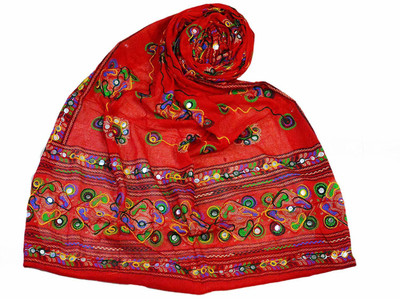pk hub Cotton Blend Embellished Women Dupatta