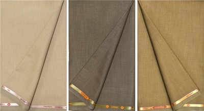 KUNDAN SULZ GWALIOR Viscose Rayon Self Design Trouser Fabric