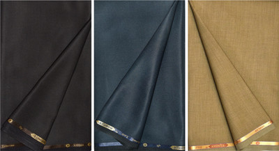 KUNDAN SULZ GWALIOR Viscose Rayon Self Design Trouser Fabric
