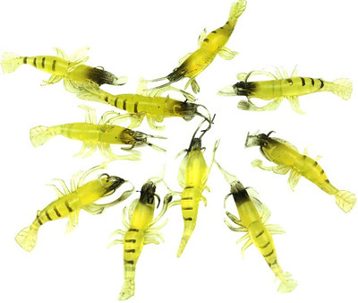 Redoak Soft Bait Plastic Fishing Lure(Pack of 10)