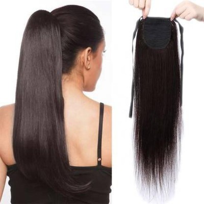 D-DIVINE Natural Feel Brown Ribbon ponytail Hair Extension