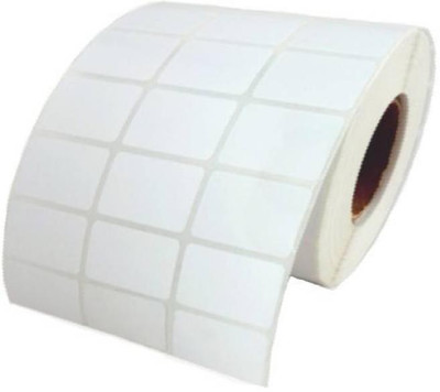 youtech 34MMX22MM (1.34inchX0.87inch) Barcode Label 3''up Self-adhesive Paper Label (White) 1ROLL 5000 LABELS set of 1 Roll Self Adhesive Paper Label(White)