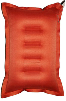 Aayu Enterprises Air Solid Travel Pillow Pack of 1(Orange)