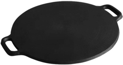 Trilonium Pre-Seasoned 11 inches Cast Iron Infinity Dosa Tawa 28 cm diameter(Cast Iron, Induction Bottom)