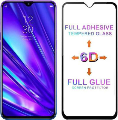 Express Buy Edge To Edge Tempered Glass for Realme C3(Pack of 1)