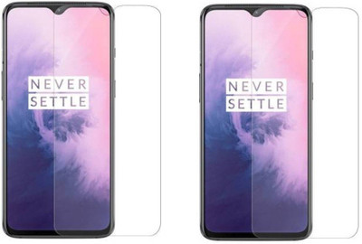 SRT Tempered Glass Guard for Oneplus 7(Pack of 2)