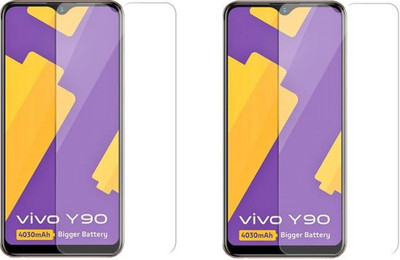 SRT Tempered Glass Guard for Vivo Y90(Pack of 2)