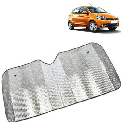aksmit Dashboard, Rear Window Sun Shade For Tata Tiago(Silver)