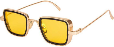 Elegant Rectangular Sunglasses(Yellow)