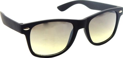 RA-Rock Rectangular Sunglasses(For Men, Black)