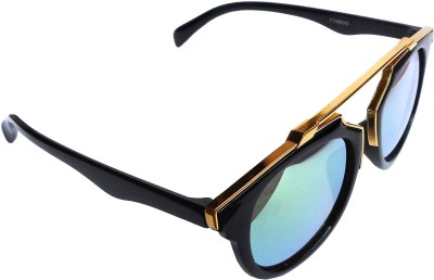 RA-Rock Round Sunglasses(For Men, Green)