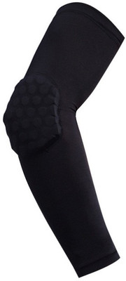 FUTABA Cotton Arm Sleeve For Men & Women(L, Black)