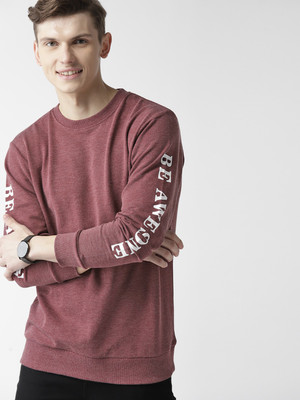 Mast & Harbour Full Sleeve Solid Men Sweatshirt