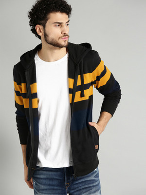 Roadster Full Sleeve Striped Men Sweatshirt