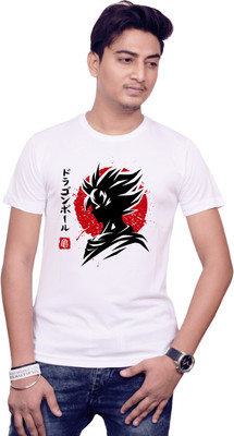 NITYANAND CREATIONS Printed Men Round Neck White T-Shirt