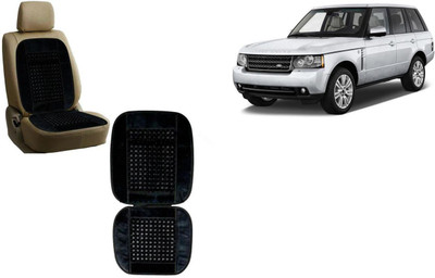 Auto Kite Wooden Bead, Velvet Seating Pad For  Land Rover Range Rover Sport(Front Seats, Back Seats Black)