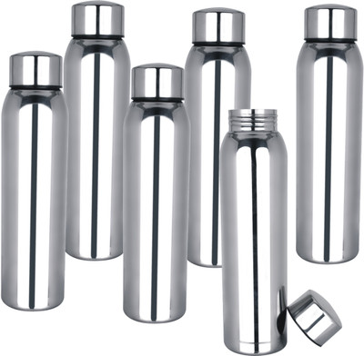 Apeiron 930 ml Steel Bottle(Pack of 6, Silver)
