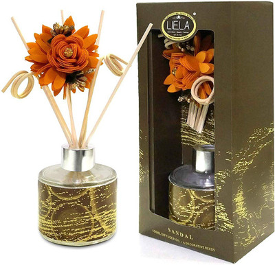 LIELA Sandal Diffuser Set Sandal Reed Diffusers Set with Designer Reed Sticks(100 ml)
