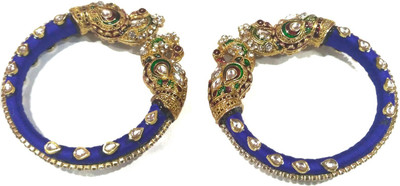 Addict Attire Enamel Bangle(Pack of 2)