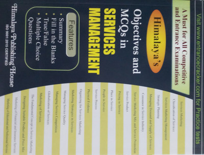 HIMALAYA'S OBJECTIVES AND MCQS IN SERVICES MANAGEMENT(English, OAOERBACK, HPH)