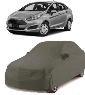 CORASS Car Cover For Ford Fiesta (With Mirror Pockets)(Grey)
