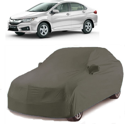 Gargi Traders Car Cover For Honda City ZX (With Mirror Pockets)(Grey)