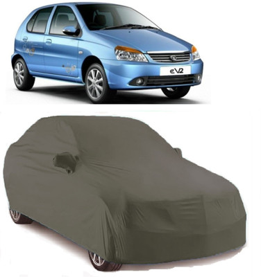 Gargi Traders Car Cover For Tata Indica eV2 (With Mirror Pockets)(Grey)
