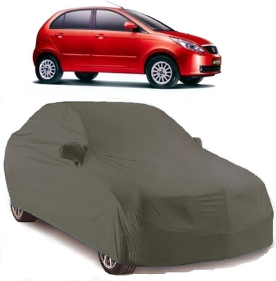 CORASS Car Cover For Tata Indica Vista (With Mirror Pockets)(Grey)
