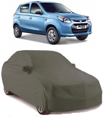 CORASS Car Cover For Maruti Suzuki Alto 800 (With Mirror Pockets)(Grey)