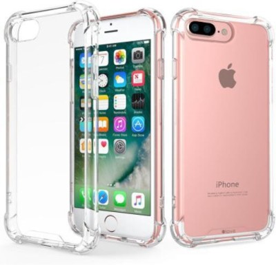 techaspire Bumper Case for Apple iPhone 7 Plus, Apple iPhone 8 Plus(Transparent, Grip Case, Silicon, Pack of: 1)