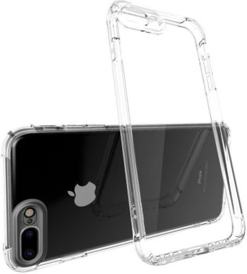 techaspire Bumper Case for Apple iPhone 8 Plus(Transparent, Grip Case, Silicon, Pack of: 1)