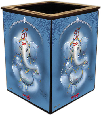 Poster N Frames 1 Compartments wooden Colorful Wooden Pen Stand(Multicolor)