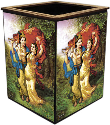 Poster N Frames 1 Compartments wooden Colorful Wooden Pen Stand(Multicolor)