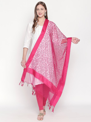 DUPATTA BAZAAR Cotton Blend Embroidered Women Dupatta